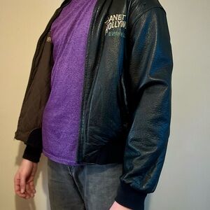 Planet Hollywood Beverly Hills Black Bomber Jacket